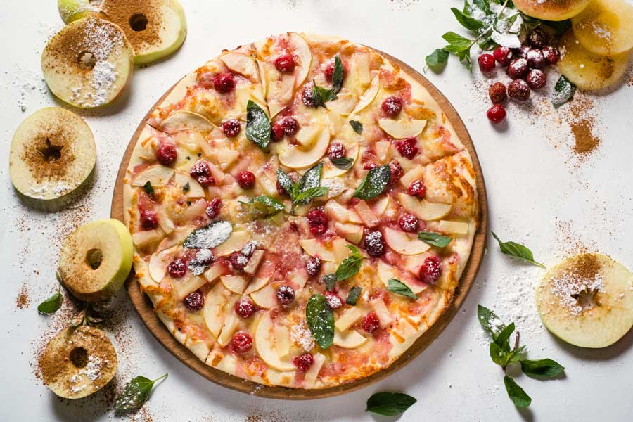 Receta Pizza con Manzana