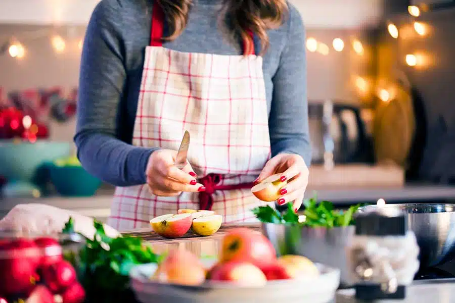 recetas navidad manzana